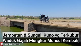Jalan Jembatan Kuno Terkubur Waduk Gajah Mungkur Kini Muncul Kembali