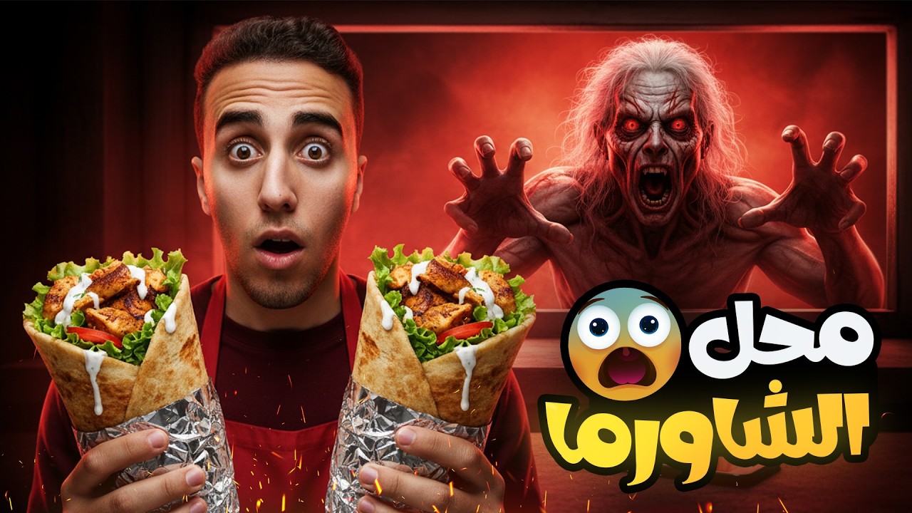 اشتغلت في مطعم شاورما مسكون 😨 Shawarma Kiosk