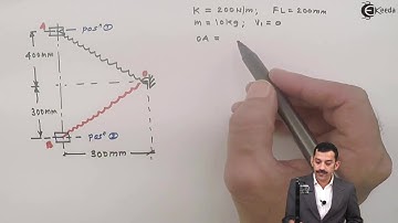 Problem No  3 Based on Work Energy Principle WEP in Engineering Mechanics
