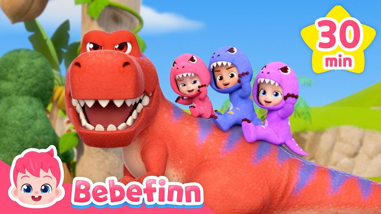 Meet T-Rex and Other Dinosaur FriendsㅣBebefinn Best SongsㅣNursery Rhymes for Kids Meet T-Rex and Other Dinosaur FriendsㅣBebefinn Best SongsㅣNursery Rhymes for Kids
