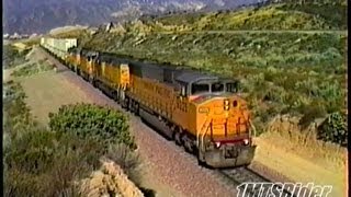 Cajon_(6/1996 7) UP SD60M And SD40-2s