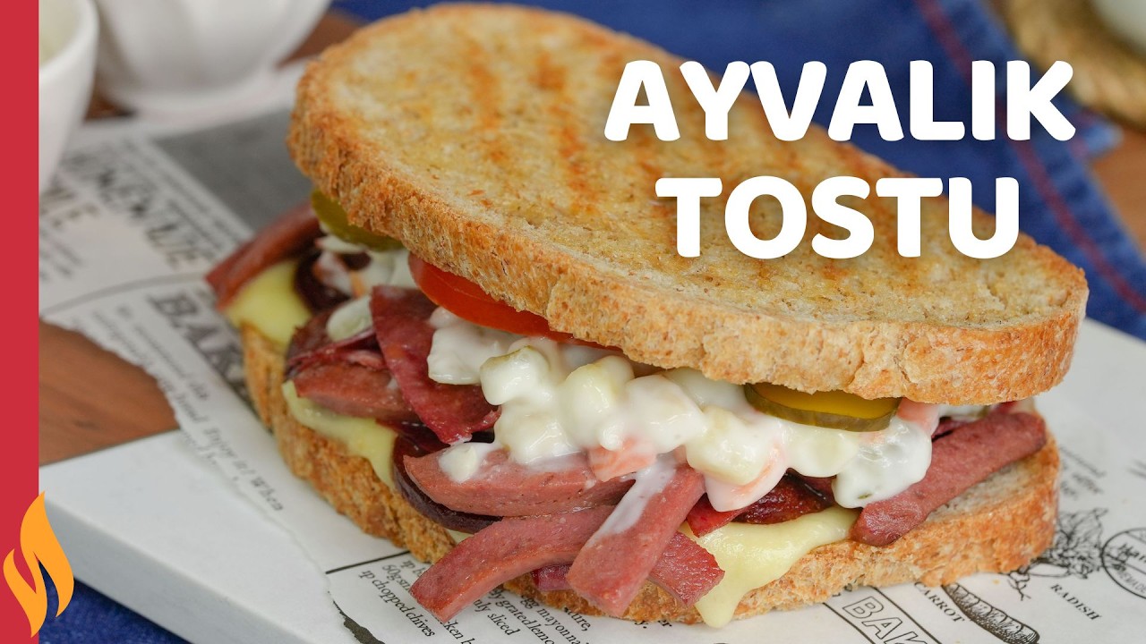 EVDE AYVALIK TOSTU ???????? Böylesi Tostçularda Yok! ????
