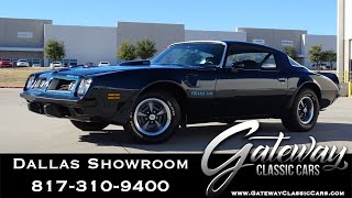 1975 Pontiac Firebird Trans Am 400 #1482-DFW Gateway Classic Cars of Dallas
