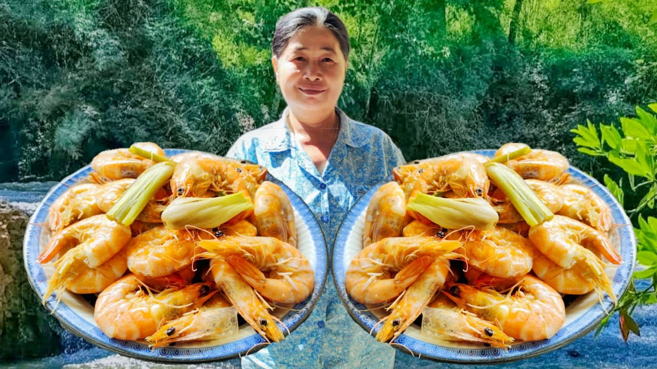 Making Ginger Shrimp and glass noodle recipe YouTube