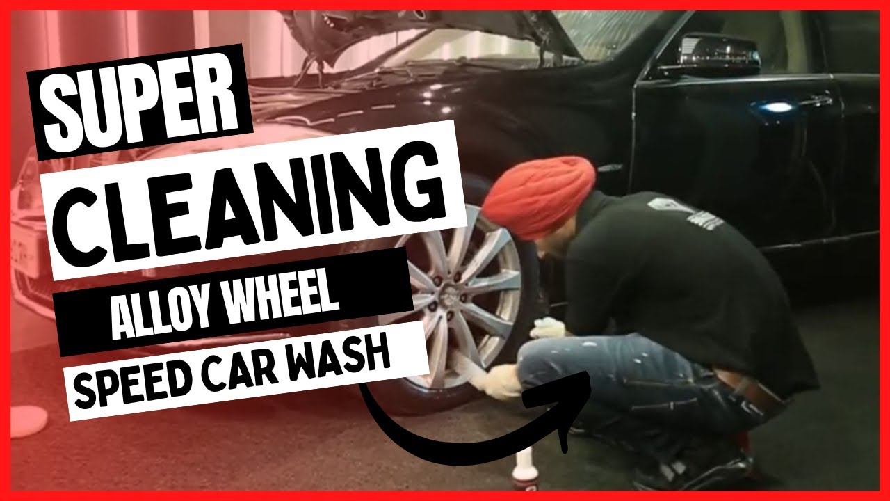 How to Superclean Alloy Wheel? Alloy Wheel Cleaning & Polish Speed