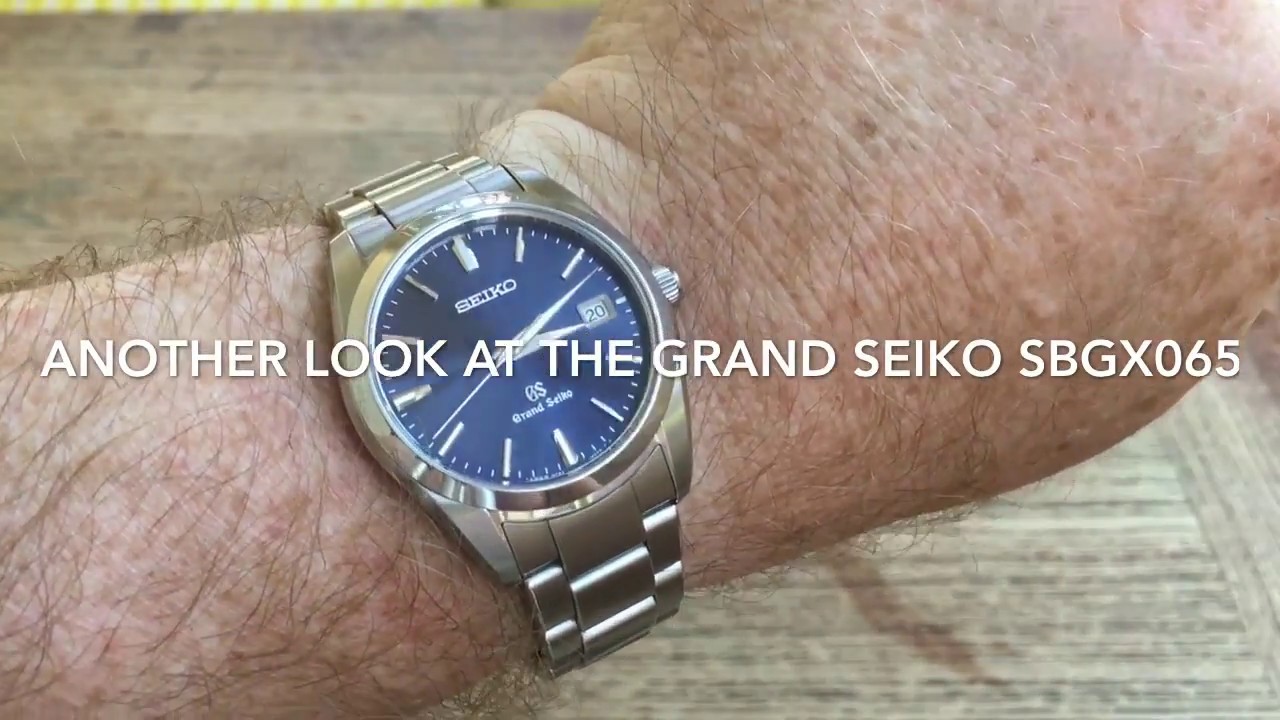 Another Look At The Grand Seiko Quartz SBGX065 - YouTube