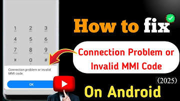 Connection Problem Or Invalid MMI Code 2025| Connection Problem Or Invalid MMI Code Problem Solved