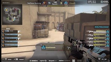 Stewie2K INSANE SPRAYDOWN vs Selfless (ESL Pro League Season 4)