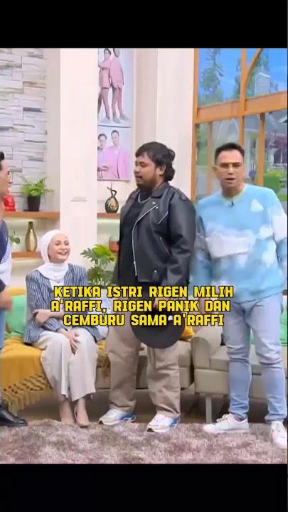 A'raffi bikin kesel rigen😂 #raffinagita #raffiahmad #nagita