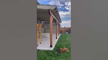 Custom Cedar Pergola Patio Cover complete in Denver!✅ #patiocover #pergola #backyard #patiostyle