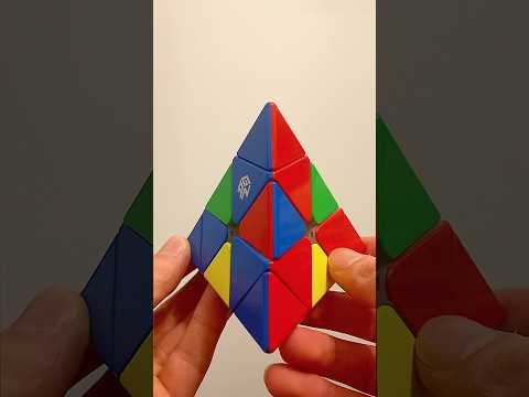 The Superflip On A Pyramynx 🔥 #rubikscube #viral #shorts