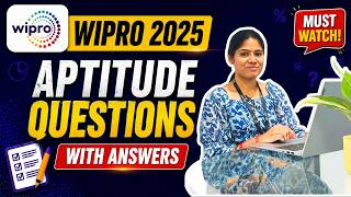 Wipro Interview Preparation 2025 Aptitude Questions with Answers Part - 1