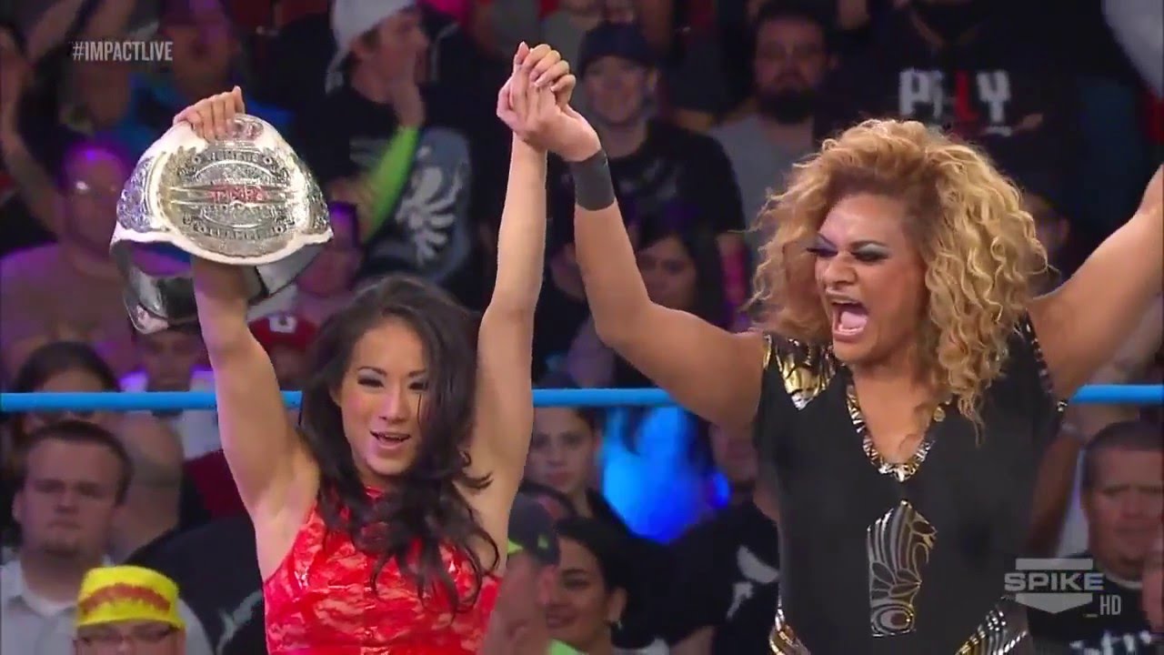 720pHD: iMPACT Wrestling 10.24.13: ODB & Velvet Sky vs Gail Kim & Miss ...