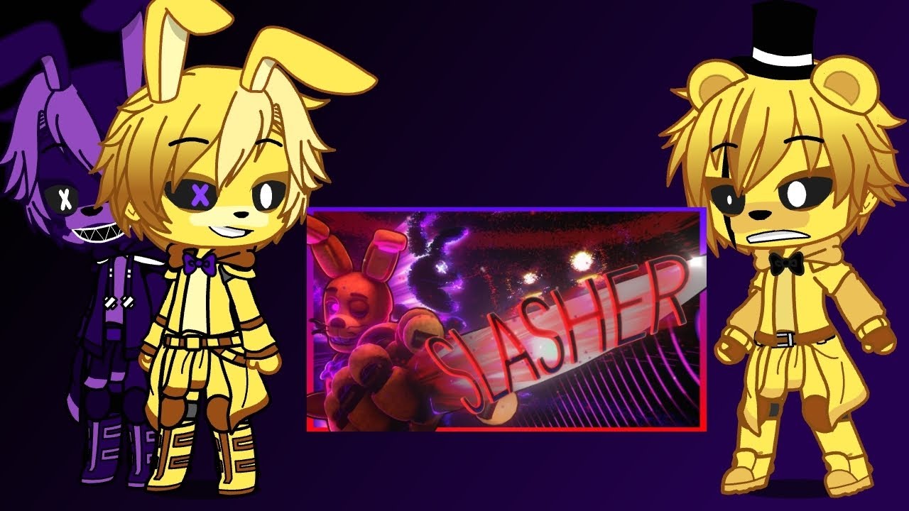 (FNAF/SFM) slasher techno cinema remix. Реакция на песню или ВыЖеВаНиЕ (Part 1)