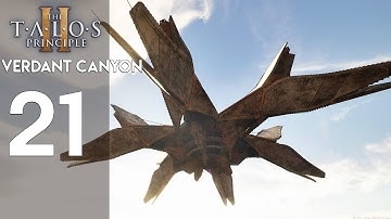 The Talos Principle 2 Platinum Trophy Gameplay Walkthrough Part 21 - Verdant Canyon Puzzle