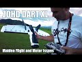 ZOHD Dart XL - Maiden Flight With Stock Motor Fail and Diagnosis