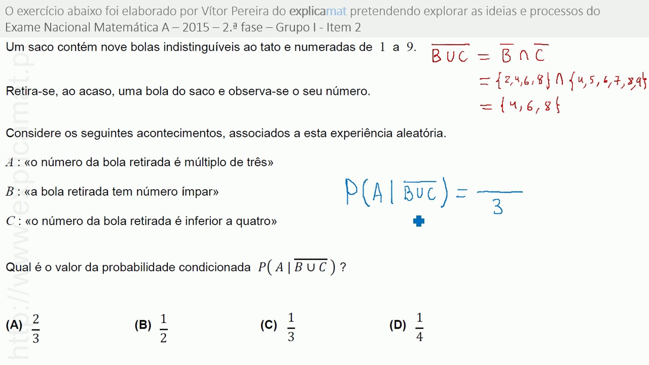 Aprenda probabilidade condicional! #matematica #math #enem #professor