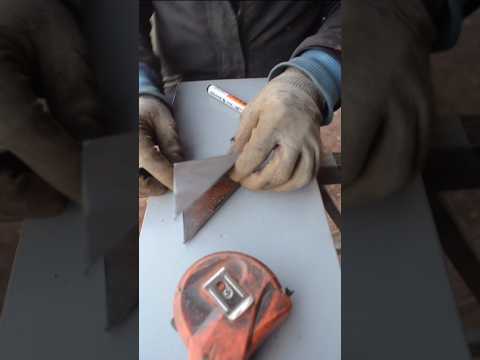 إصنع بنفسك أداة لضبط الزوايا 45 و 90 من قطعة خردة