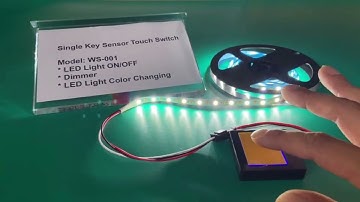 LED mirror touch sensor switch dimmer CCT