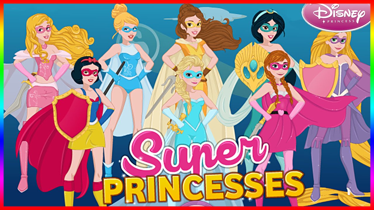 Super Disney Princesses Dress Up Video Game For Little ...