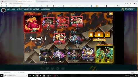 Steem Monsters Battles - @rakkasan84 vs. @jarvie