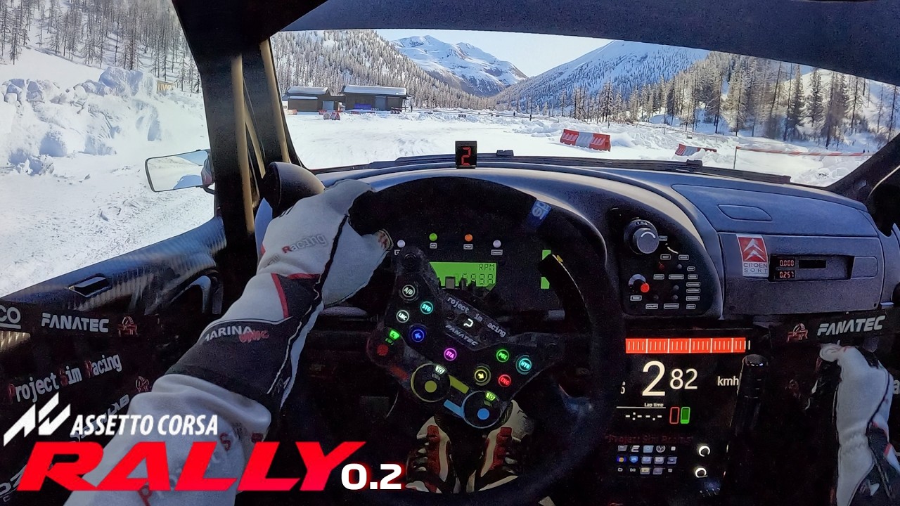 Snow Finally Hits AC Rally 0.2 and It Looks AMAZING! - YouTube
