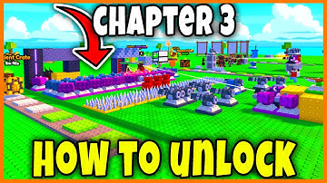 CHAPTER 3 - HOW TO UNLOCK (FULL GUIDE) [BUILD UR BASE] - Roblox