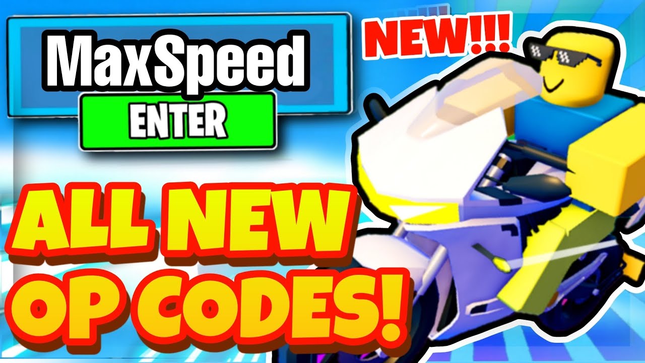 (2022) ALL NEW MAX SPEED CODES *UPDATE 4* IN ROBLOX MAX SPEED CODES ...