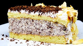 НОВИНКА!!! ОЧЕНЬ БЫСТРО и ВКУСНО - 30 МИНУТ!!! ⭐ Шоколадный ванильный торт ⭐ Рецепт Бабушки Эммы!!!