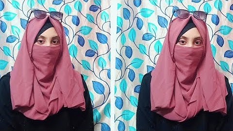One minute Niqab tutorial |instant hijab tutorial|#shortvideo #hijab #viral #trending