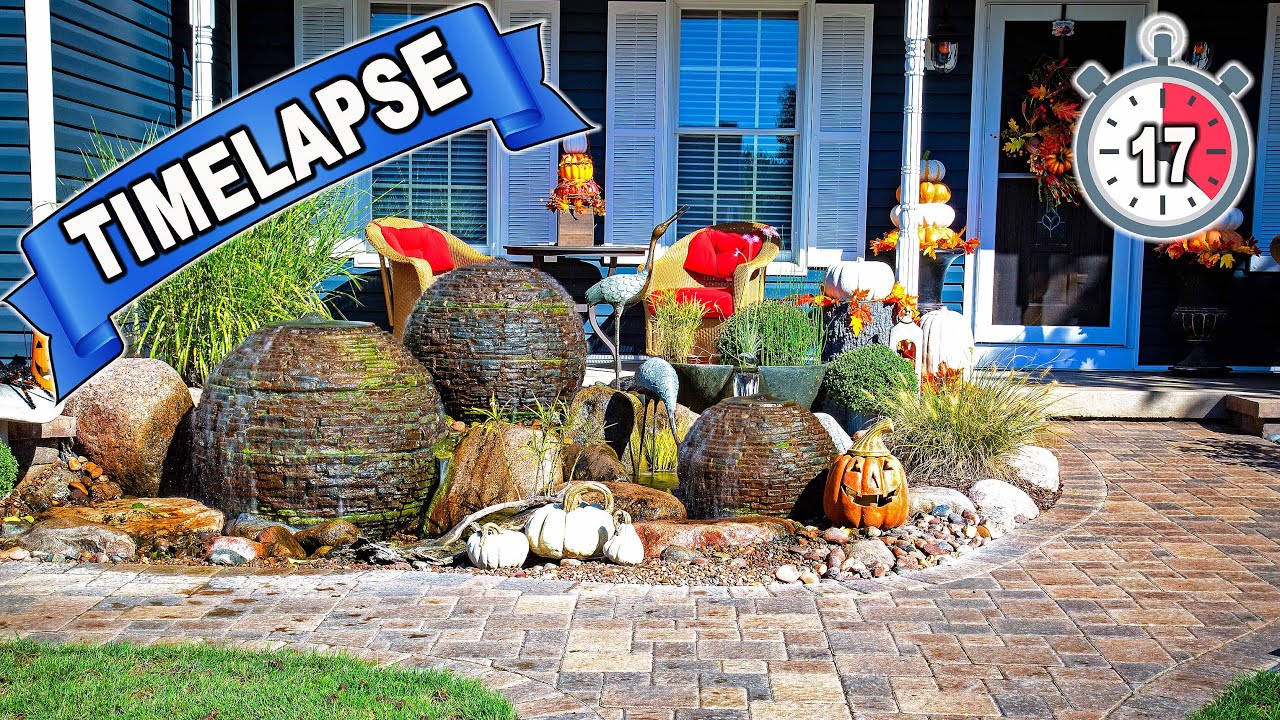Front Yard Fountainscape Timelapse!
