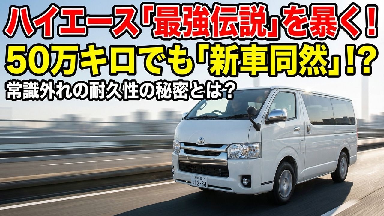 なぜ200系ハイエースは壊れないのか？50万キロは当たり前？プロが語る最強の商用車の真実
