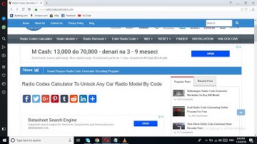 Ford V Series Radio Code Generator Tool Works Online