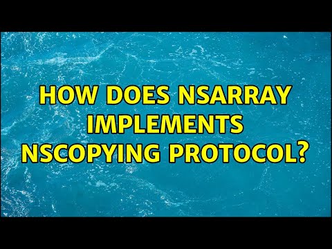 How does NSArray implements NSCopying protocol? (2 Solutions!!)