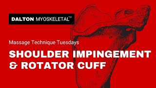 Shoulder Impingement and Rotator Cuff Manual Therapy Techniques