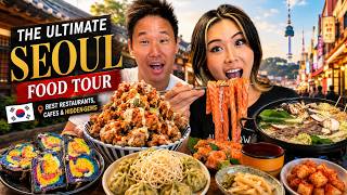 THE ULTIMATE SEOUL FOOD TOUR | Korea's BEST Restaurants, Cafes & Hidden Gems!