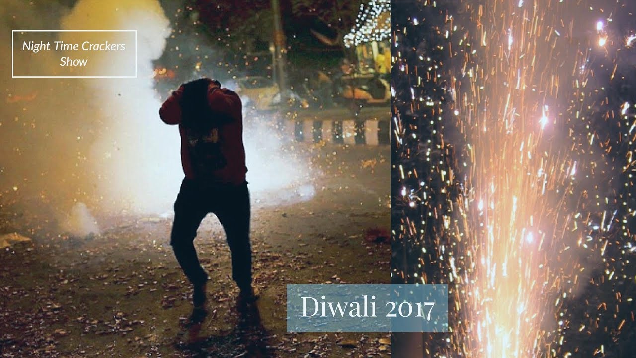 Coimbatore Diwali Crackers night celebration 2017 video clip YouTube