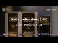 Gold Stabilizes Above $2,400 After Profit-Taking