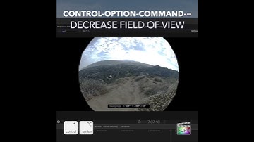 Final Cut Pro Shortcut | Control-Option-Command-= (Equals) | Decrease Field of View