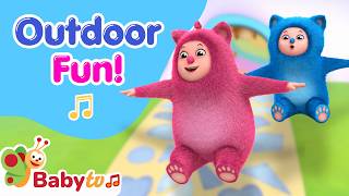 fun outdoor activity billy bambam outdoor games baby tv