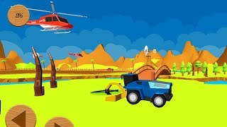 Blocky Plow Farming Harvester Simulator : Fields 3 - Walkthrough #BestSimulatorFarm 2020 | 111 screenshot 2