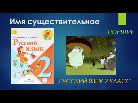 Имя существительное. Понятие. Русский язык 2 класс