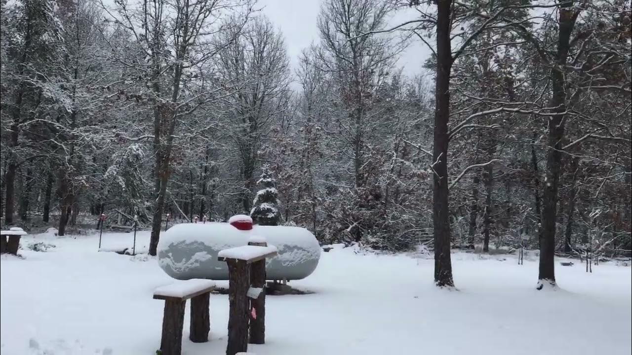 Yesterday’s Snow in Grayling Michigan YouTube