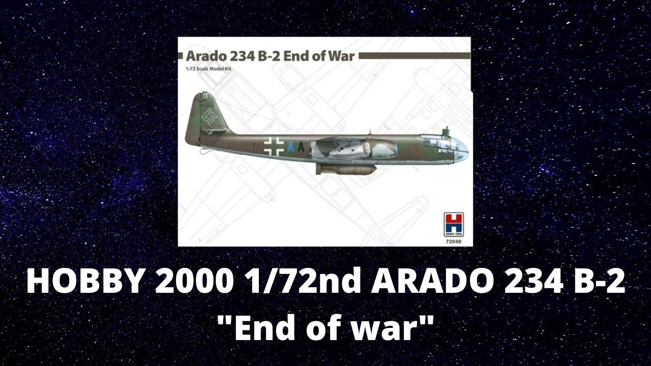 Dragon-Hobby2000 Arado 234 B-2 End of War in 1:72 NEW