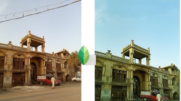 Framing and composition by using perspective tool in Snapseed | Snapseed Tutorial | Android | IPhone