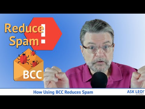 How Using BCC Reduces Spam