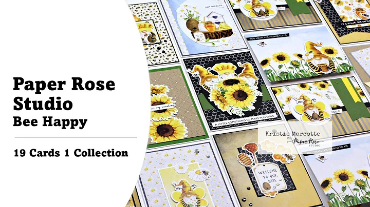 Paper Rose Studio | Bee Happy | 19 Cards 1 Collect...