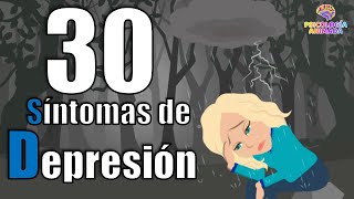 30 SÍNTOMAS de la DEPRESIÓN (físicos, psicológicos y conductuales)