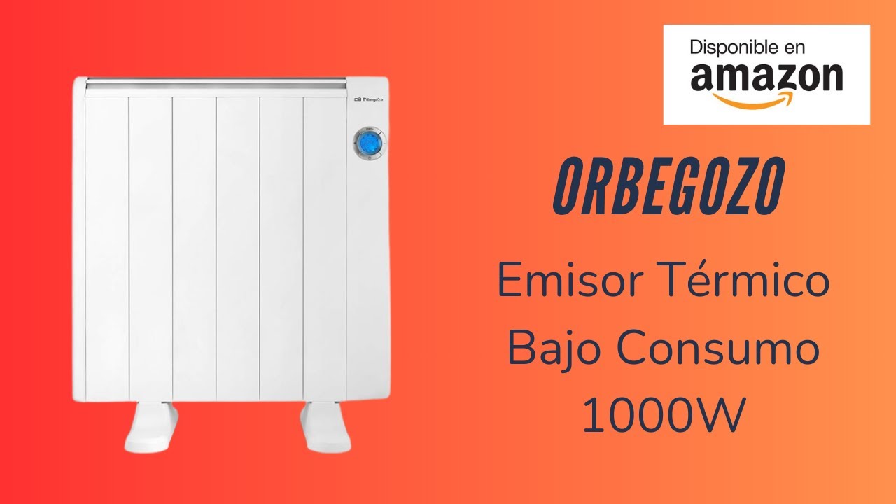 Orbegozo Rre-1010 Radiador 1000w Programable De Bajo Consumo