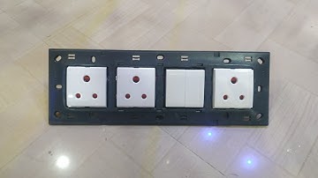 2 switch 3 socket connection//8 modular board wiring//switch board wiring//